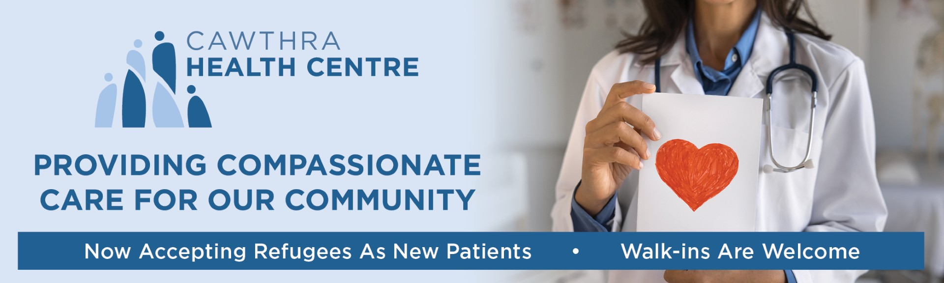 Cawthra Health Centre patient information welcoming new patients, refugees, and walk-ins in Mississauga, Ontario